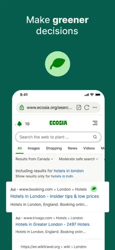 Ecosia苹果版手机客户端安装