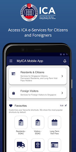 MyICA Mobile新加坡入境申报苹果app下载